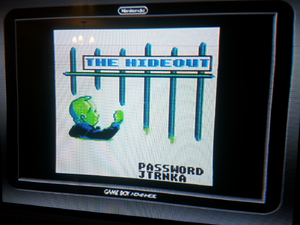 Screenshot 1/10 of the Game Boy version uploaded in the NintendoAge.com forum thread on October 26, 2014.