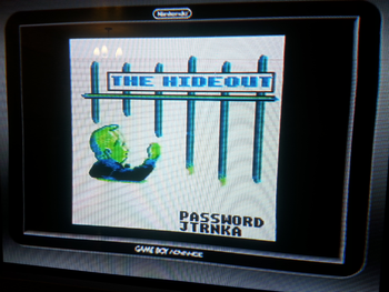 Screenshot 1/10 of the Game Boy version.