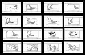 Seventh part of the second storyboard sequence.