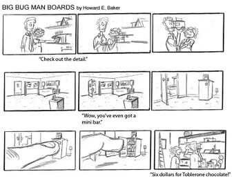 A storyboard for the film (6/20).