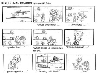 A storyboard for the film (9/20).