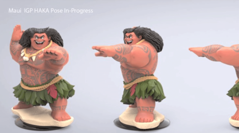 An image of the cancelled Maui figure.