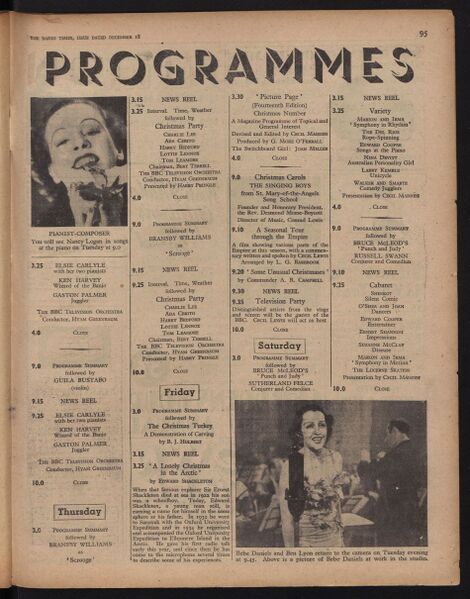 Issue 690 of Radio Times detailing the television broadcast.