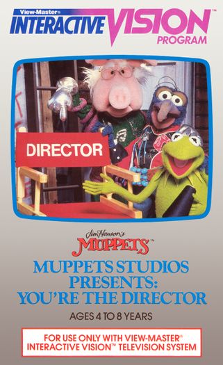 The box-art for the Muppet Studios Presents: You're the Director tape.