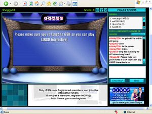 End screen to Lingo Interactive (2007)