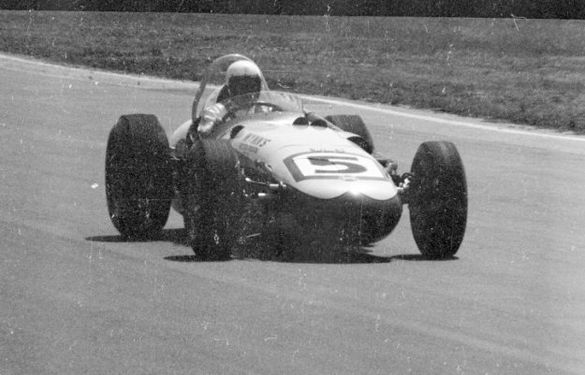 Hurtubise during the race.