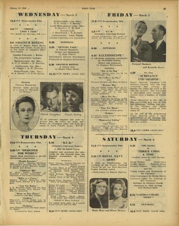 Issue 1,272 of Radio Times listing the 1948 adaptation.
