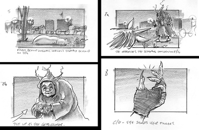 A storyboard sequence for the film (3/4)