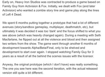 One of the game producers talking about the prototype. (1/5)
