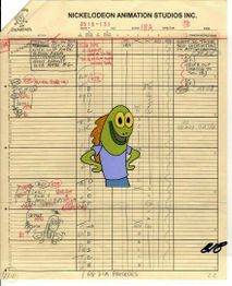 Cel and timing sheet of the host.