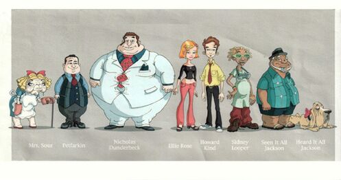 An alternate character lineup.