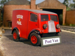 The Post Van nameboard