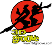 A clean version of the 3D Groove logo.