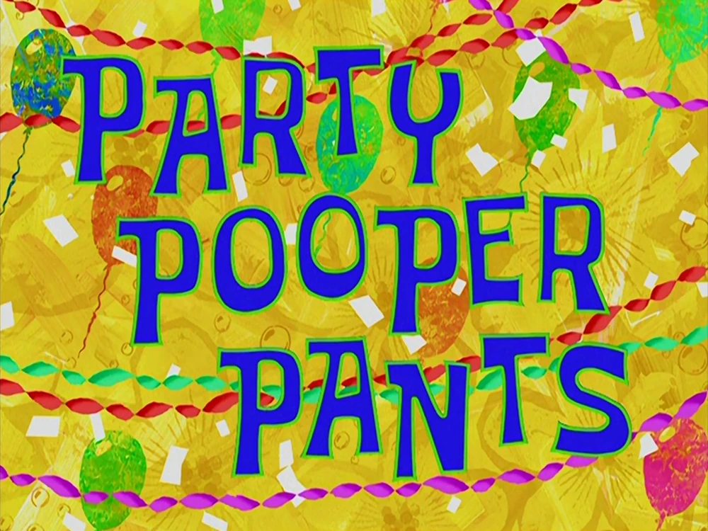 SpongeBob party pooper pants.webp
