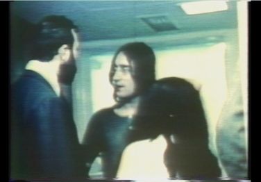 Footage from the filming of Let It Be of John Lennon and Yoko Ono at Apple Studios. This footage was not in the original Let It Be movie.