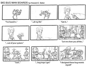 A storyboard for the film (5/20).