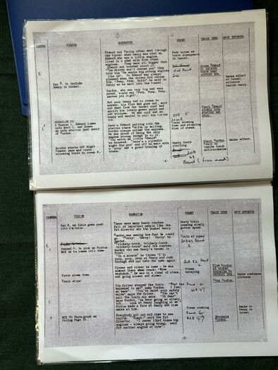 Camera script of the pilot (3/5).