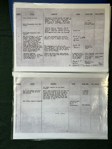 Camera script of the pilot (5/5).