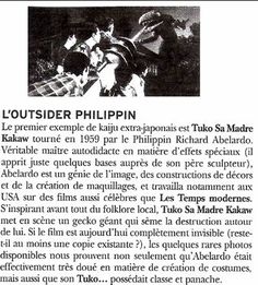 A French magazine page about the movie, along with a screenshot of the movie.