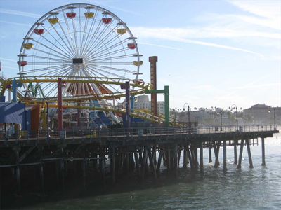 Photo used to depict the Santa Monica Pier.