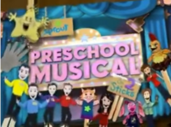 Logo/Cover for the 2009 Sequel "Preschool Musical On Two Sticks