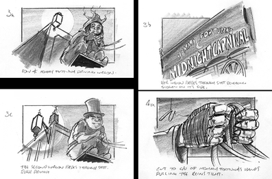 A storyboard sequence for the film (2/4)