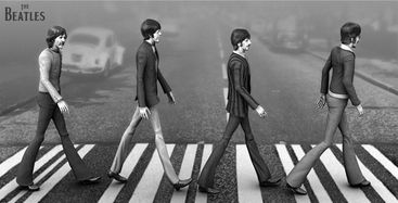 The Beatles models by Punn Wiantrakoon