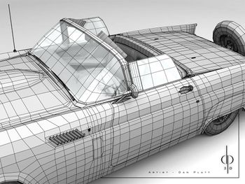 Model of a car by Dan Platt