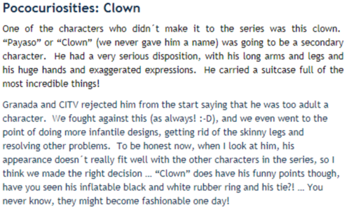 Clown's Description 2/2