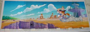 Animation cels from the original intro.