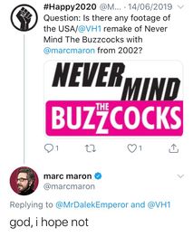 Marc Maron's response to a fan about the show.