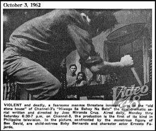 A newspaper article about the soap opera, with footage from it.