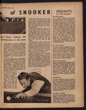 Issue 706 of Radio Times providing a report on snooker's rising popularity (page 2).