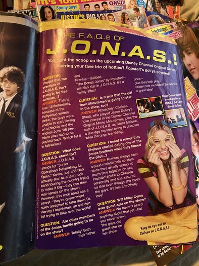 An interview from the June 2008 issue of Popstar! Magazine that describes the pilot.