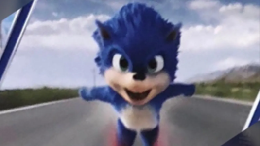 Screenshot of Sonic running.