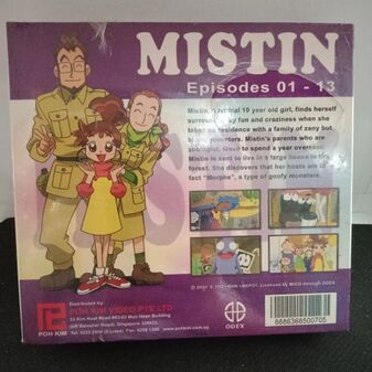 Back of the Mistin Volume 1 VCD.