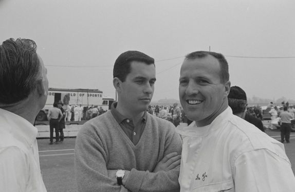 Roger Penske and Foyt at the event.