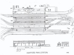 The track plan for the Knapford station set.