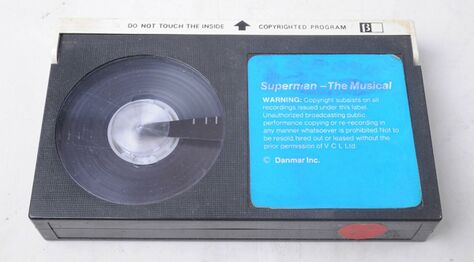 Betamax tape of the UK home video release.