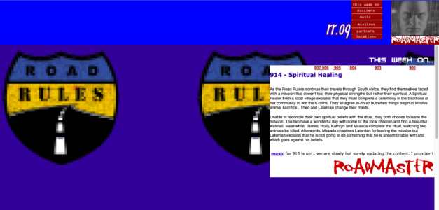 Bunim Murray - RR:09 Official Website - Dated October 7th 2000.
