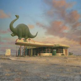Art of "Jupitor Station", a location from the film. By Gregory Miller.