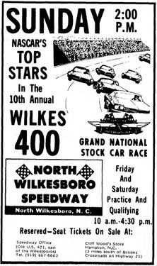 Promotion for the race.