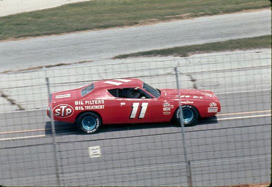 Buddy Baker during the race.