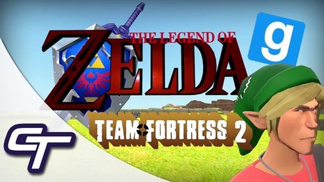 "Team Fortress 2 & Garry’s Mod – Zelda: Ocarina of Time Hyrule Map Mod" thumbnail.