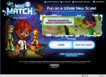 The login screen for Minimatch.