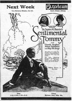July 1921 newspaper advertisement.