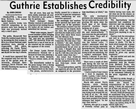 Herald-Journal reporting on the race and Guthrie's interview.