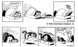 The last 2 known prototype Garfield strips.