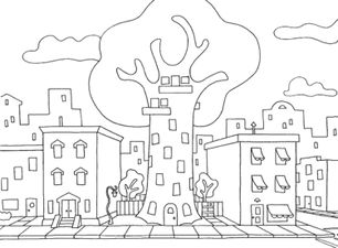 Background from the pilot (Daisy's apartment building).