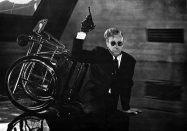 Dr. Strangelove with the Luger.